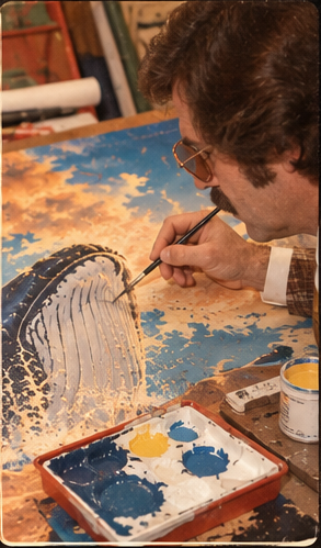 Painting the whale