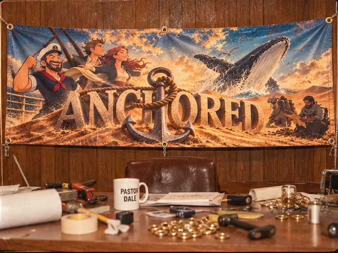 The finished banner