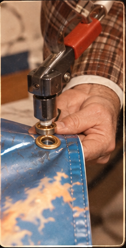 Setting grommets